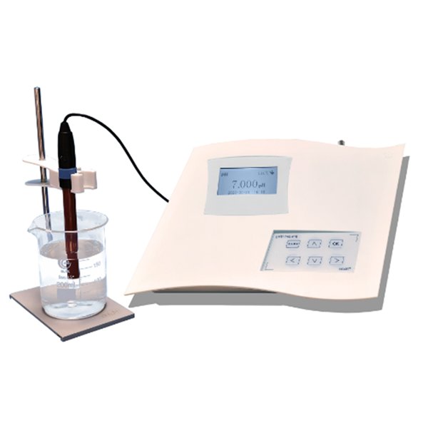 实验室中检测海带灰分pH值的场景