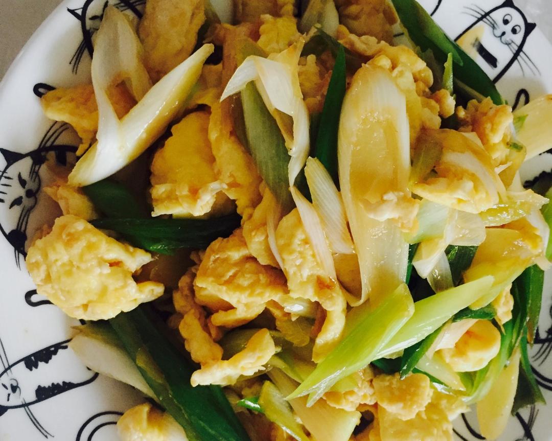 铁杆大葱炒鸡蛋成品图