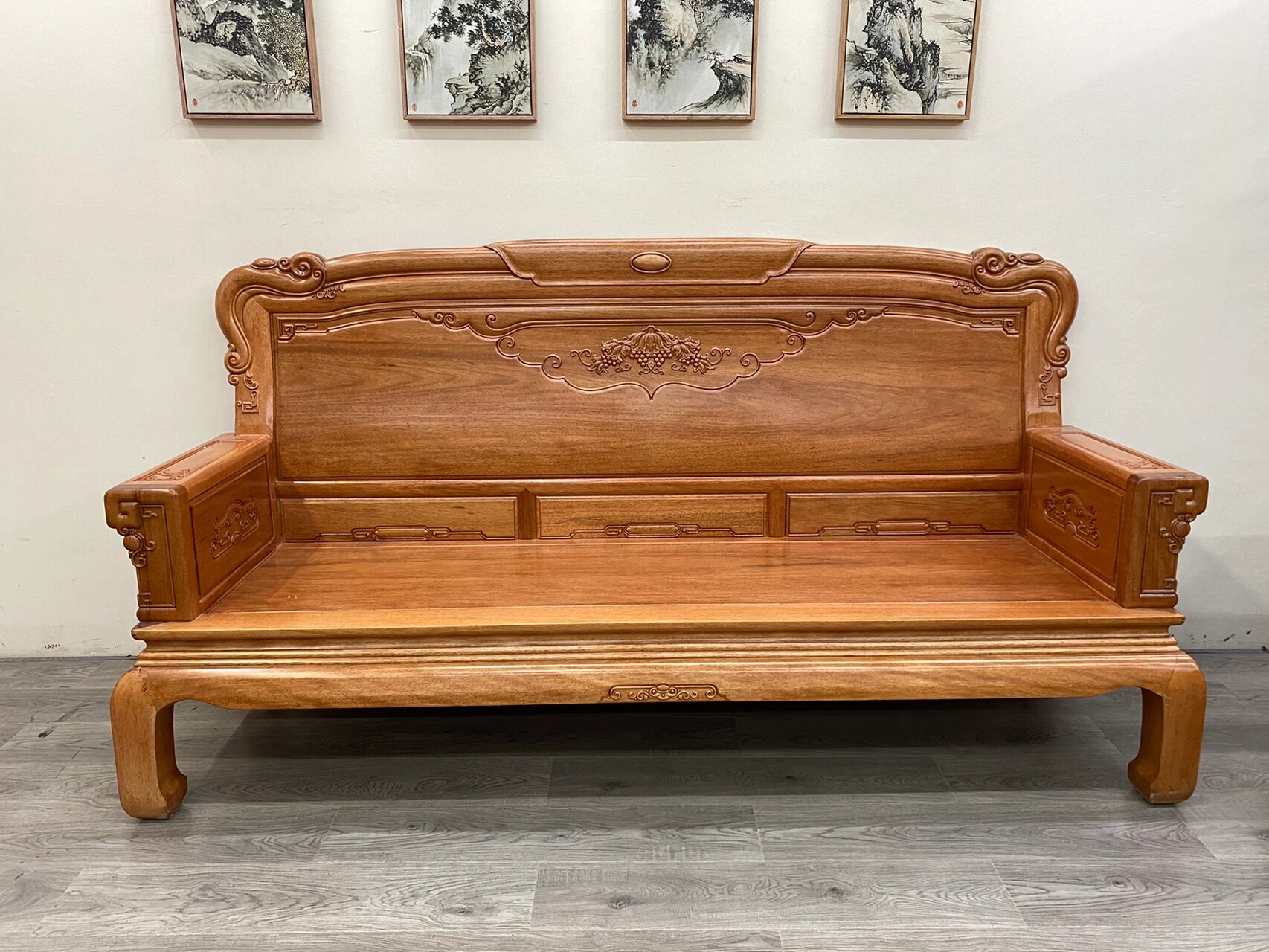 金花梨沙发细节展示图