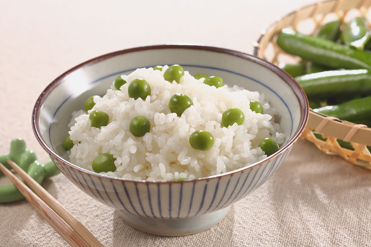 蒜香青豌豆成品图