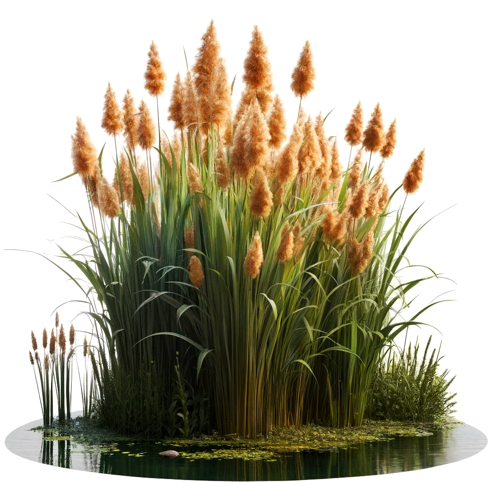 花叶芦竹植株全景图