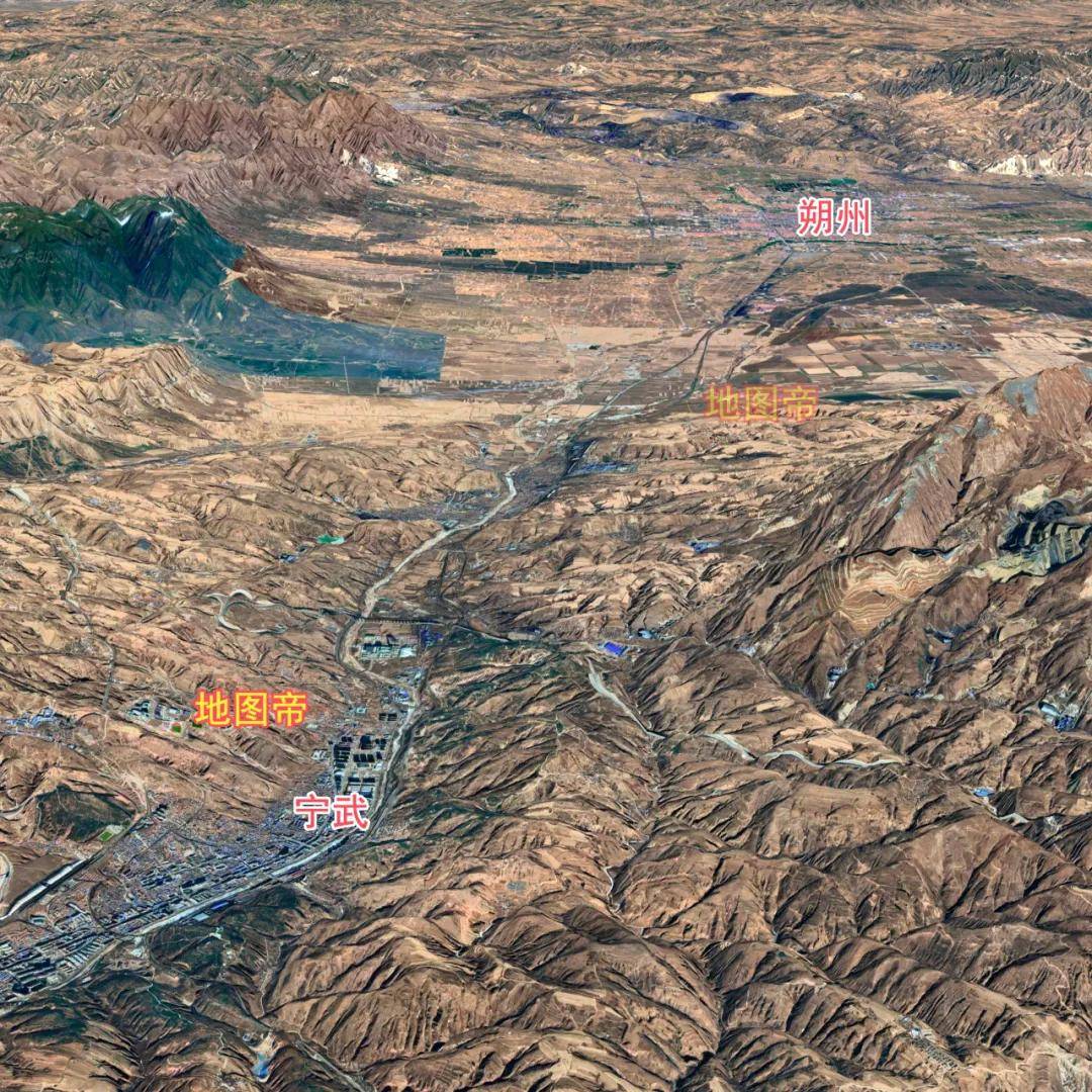 宁陵酥梨与砀山酥梨原产地地理位置对比图