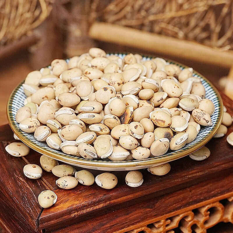 小扁豆干豆与烹饪过程对比图