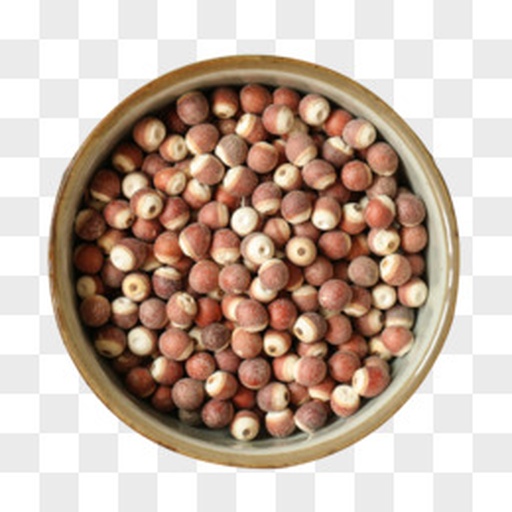 红莲子与白莲子对比图