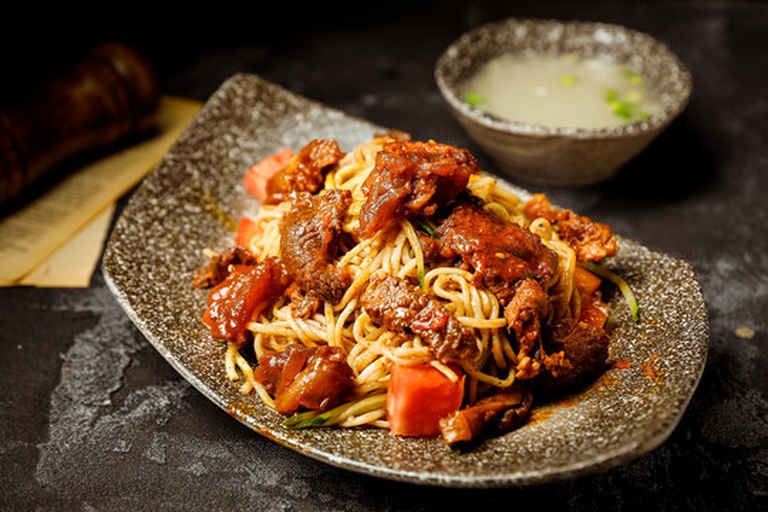 魔鬼姜汤面成品展示