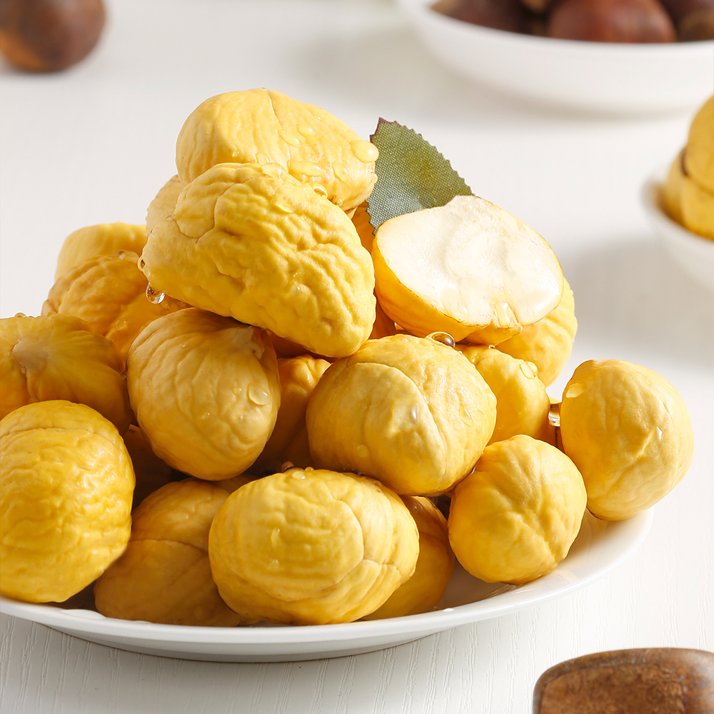 生栗子与熟栗子营养成分对比图