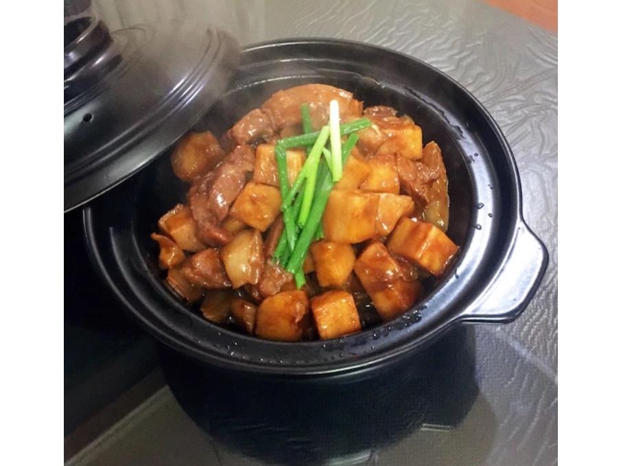 白不老炖土豆菜品实拍图