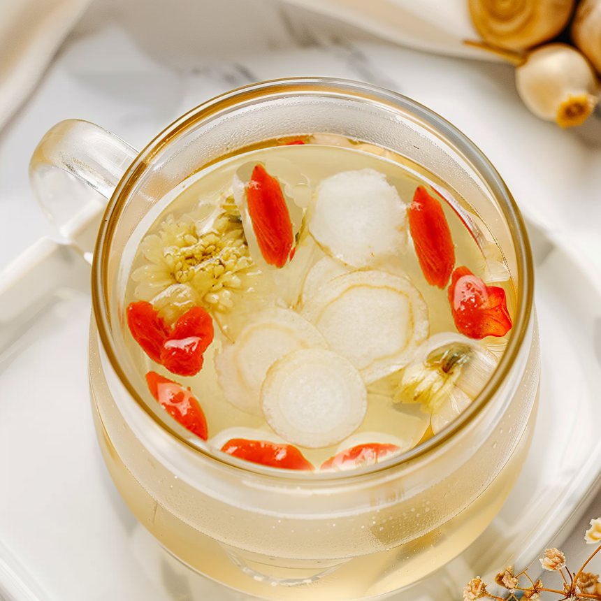 杭白菊与其他食材搭配示意图
