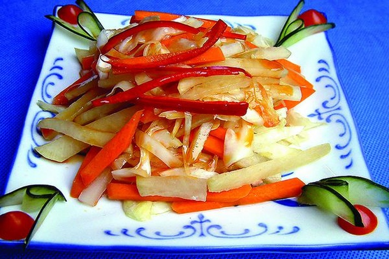 青萝卜菜肴拼盘