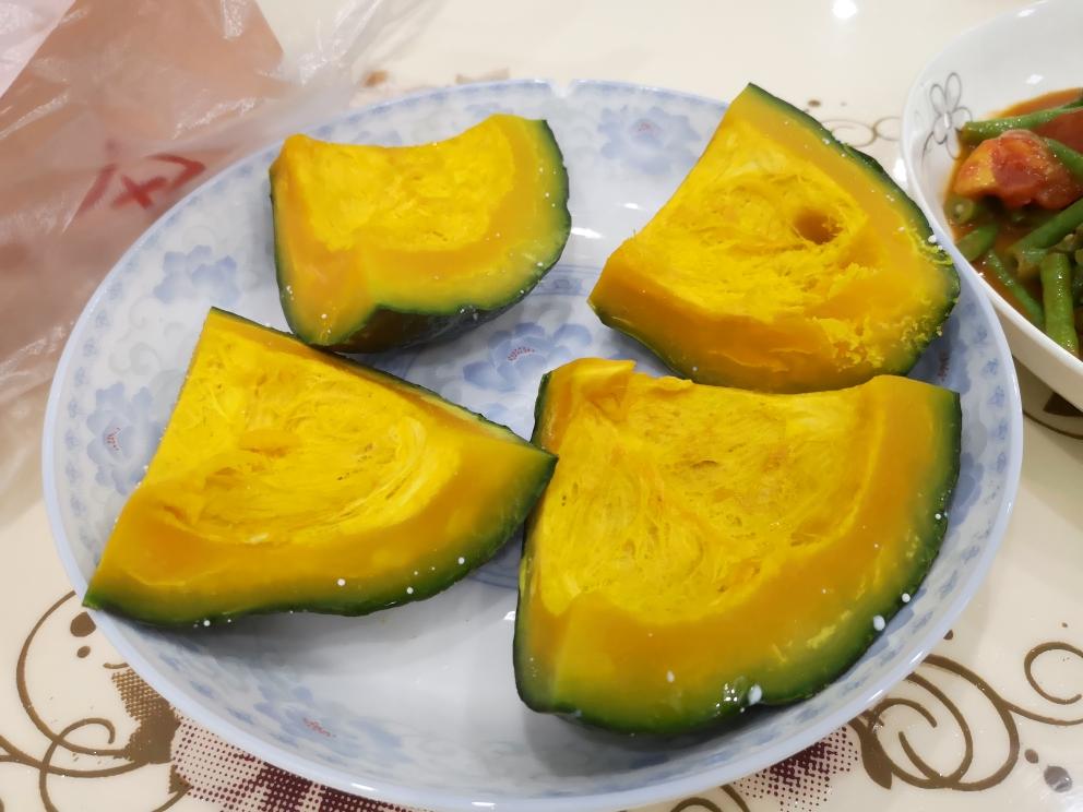 蒸南瓜配餐示意图