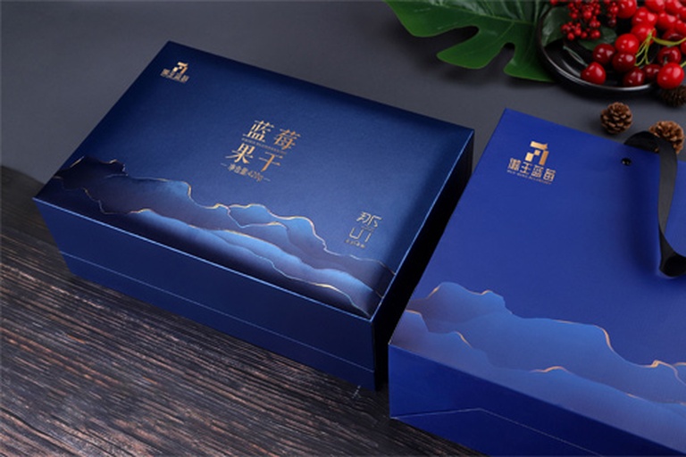 蓝金蓝莓包装与零售展示