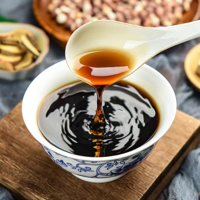 酱油香料熬煮过程