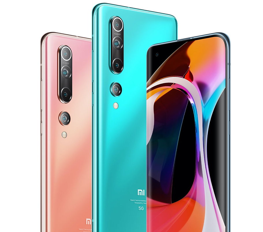 一部银色的小米14 Pro智能手机正面展示,屏幕点亮显示MIUI 15界面,背景为城市夜景,突出科技感与高端设计 小米14 Pro手机特写
