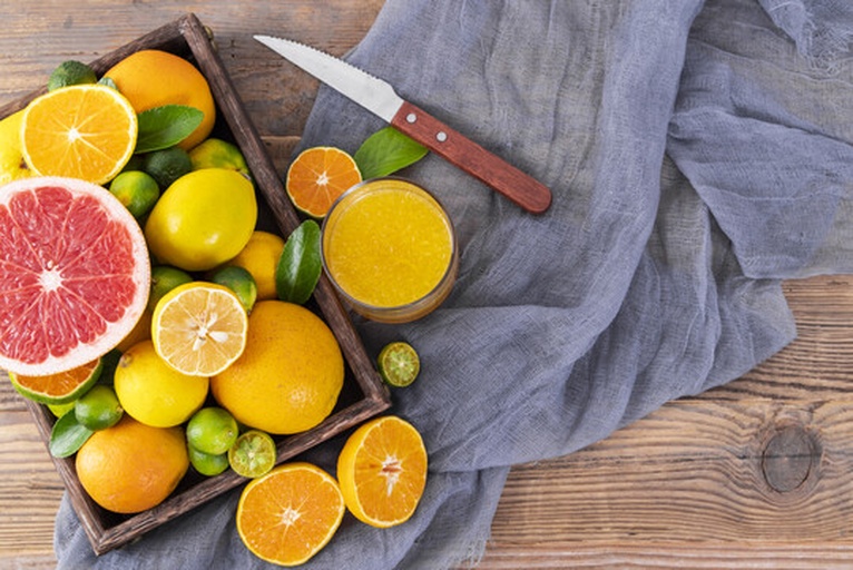 甜橙主题创意饮品拼盘