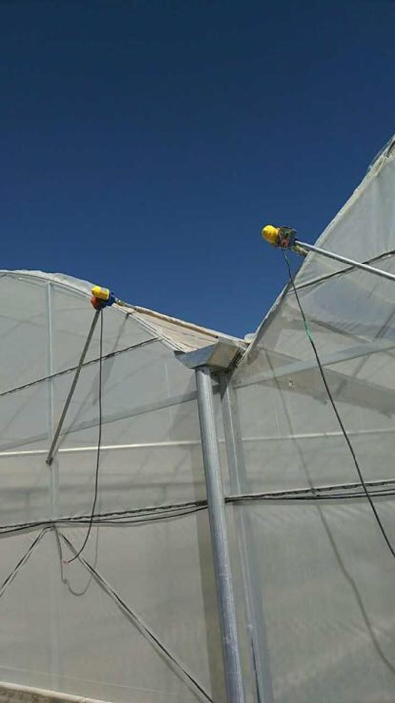 蔬菜养殖温室大棚配件电动卷膜器顶卷侧卷放风口