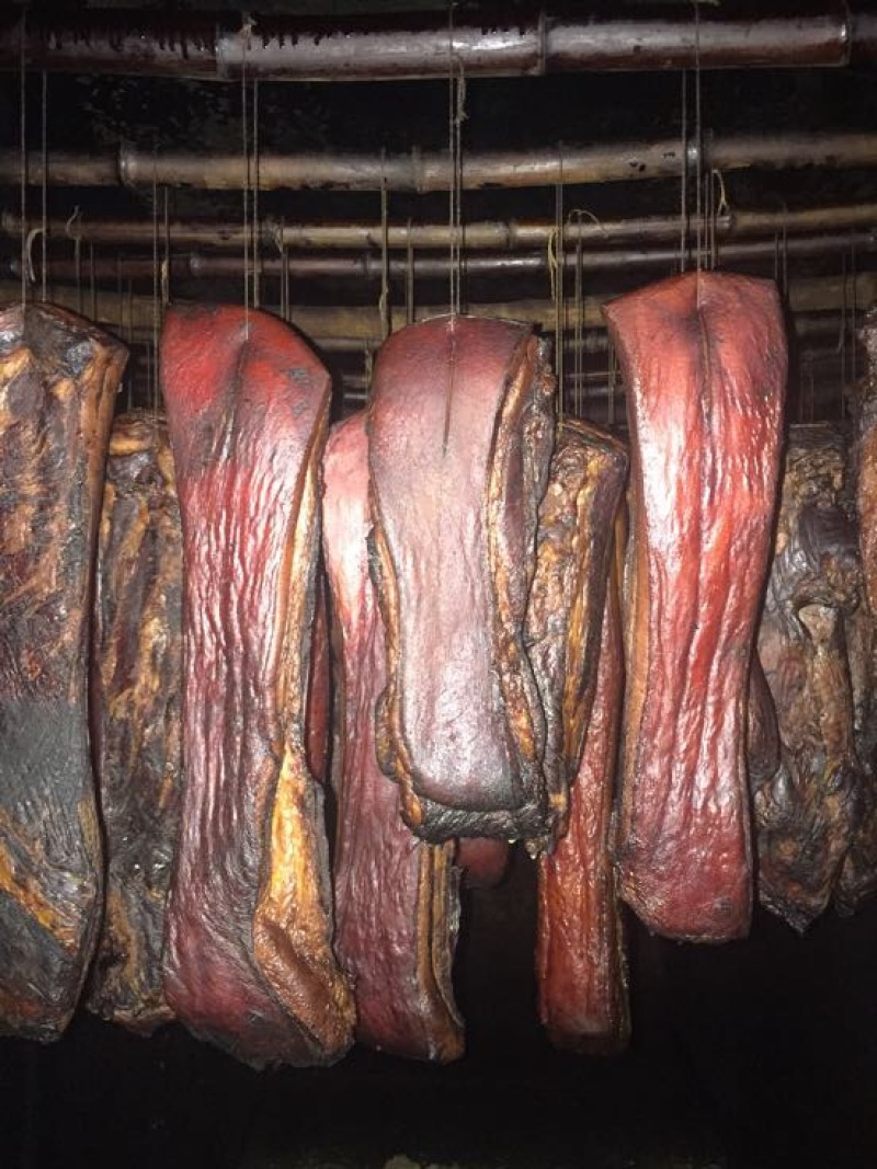 腊肉烟熏腊肉熏五花腊肉恩施五花腊肉农家腊肉
