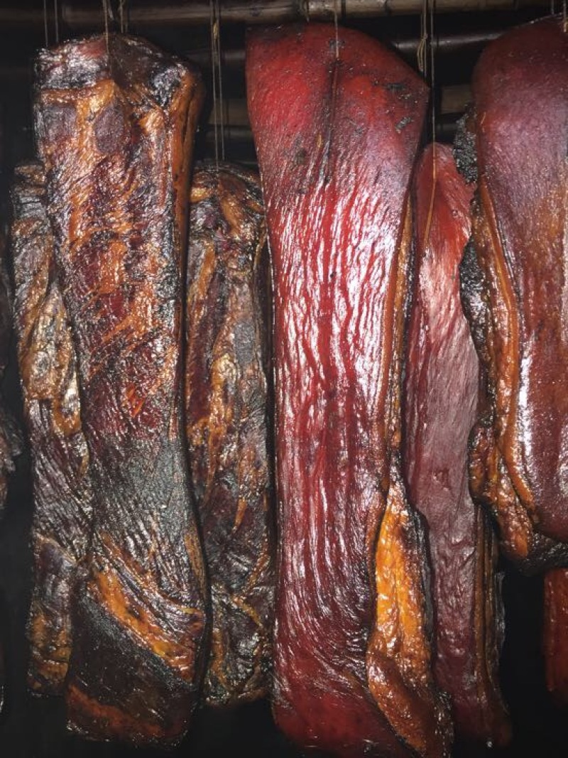 腊肉烟熏腊肉熏五花腊肉恩施五花腊肉农家腊肉