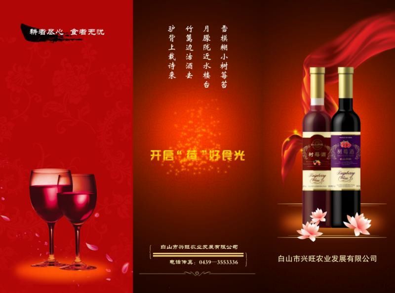 果酒树莓酒红树莓酒双季红树莓果酒