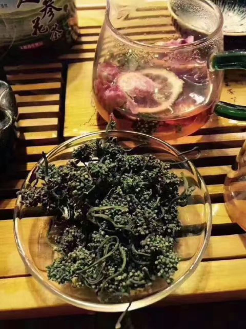 【养生凉茶】长白山人参花西洋参花非三七大花蕾8年野生泡水