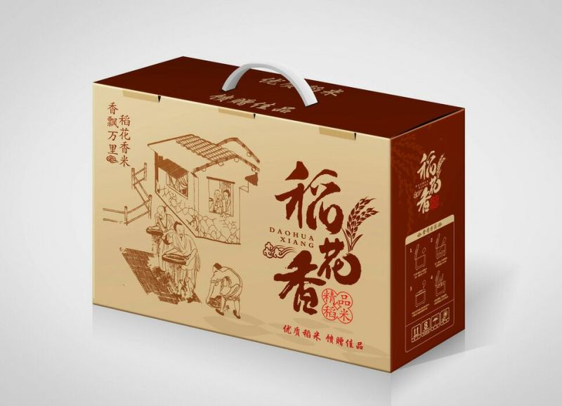 农副产品包装盒杂粮包礼盒定制