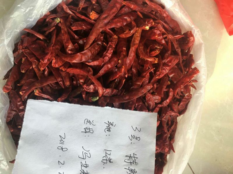 干辣椒通货9成干以上，有中辣、特辣。