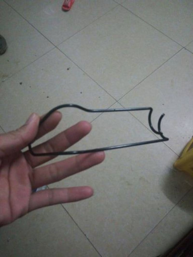 压顶簧钢丝卡浸塑卡丝