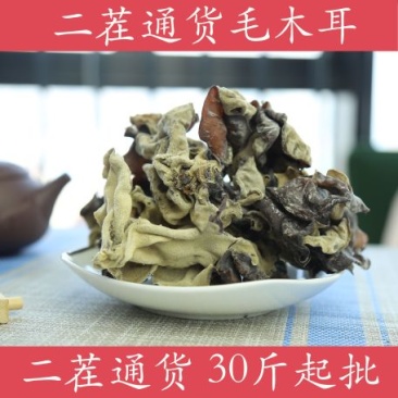 毛木耳二茬毛木耳通货，一手货源，产地直发
