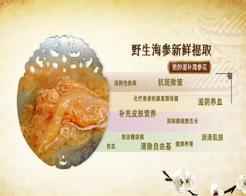 常年批发零售速冻海参花海参卵