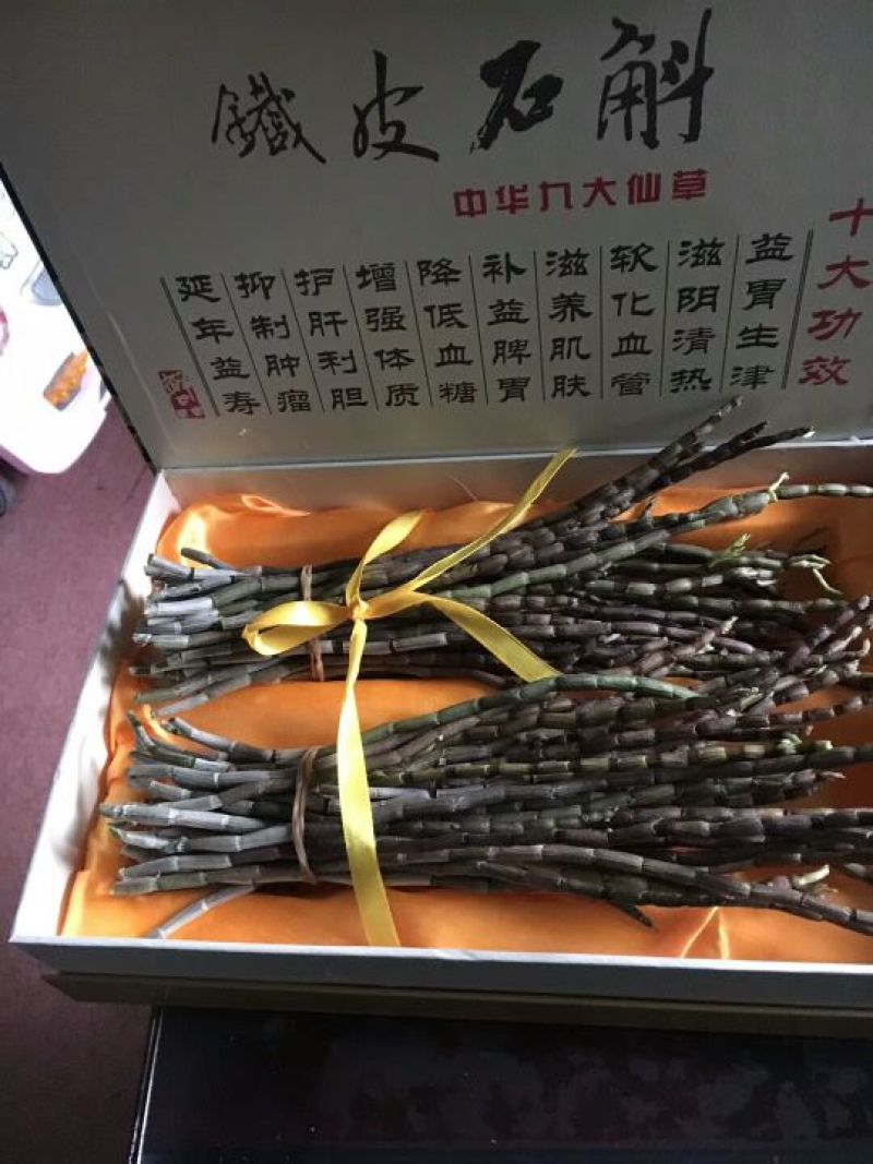 浙江雁荡山铁皮石斛鲜条现剪现发可视频看货量大从优