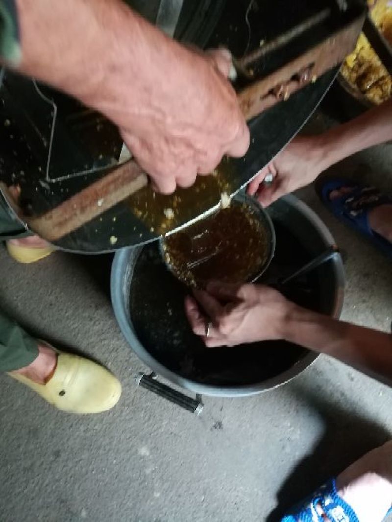 土蜂蜜老爸亲心亲力打理。土蜂，产量有限。