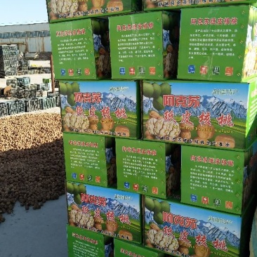 19年新货纸皮核桃阿克苏185纸皮核桃