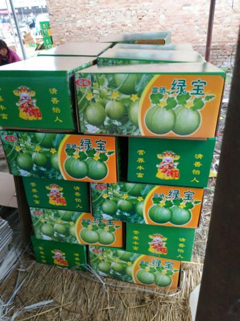绿宝甜瓜0.5斤以上供应电商超市市场大量现货