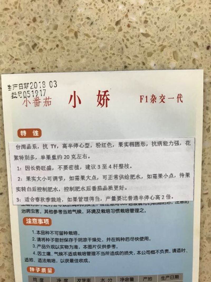 西红柿种子