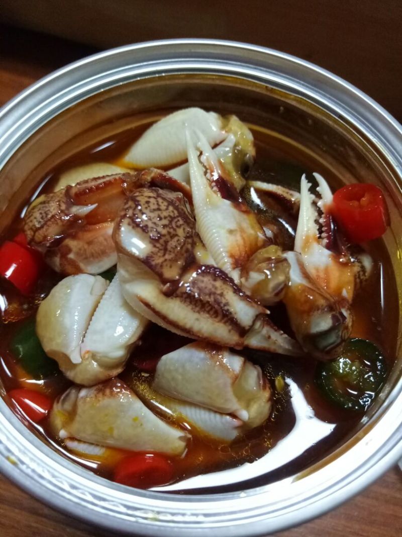 蟹钳麻辣小海鲜蟹钳原料麻辣蟹钳