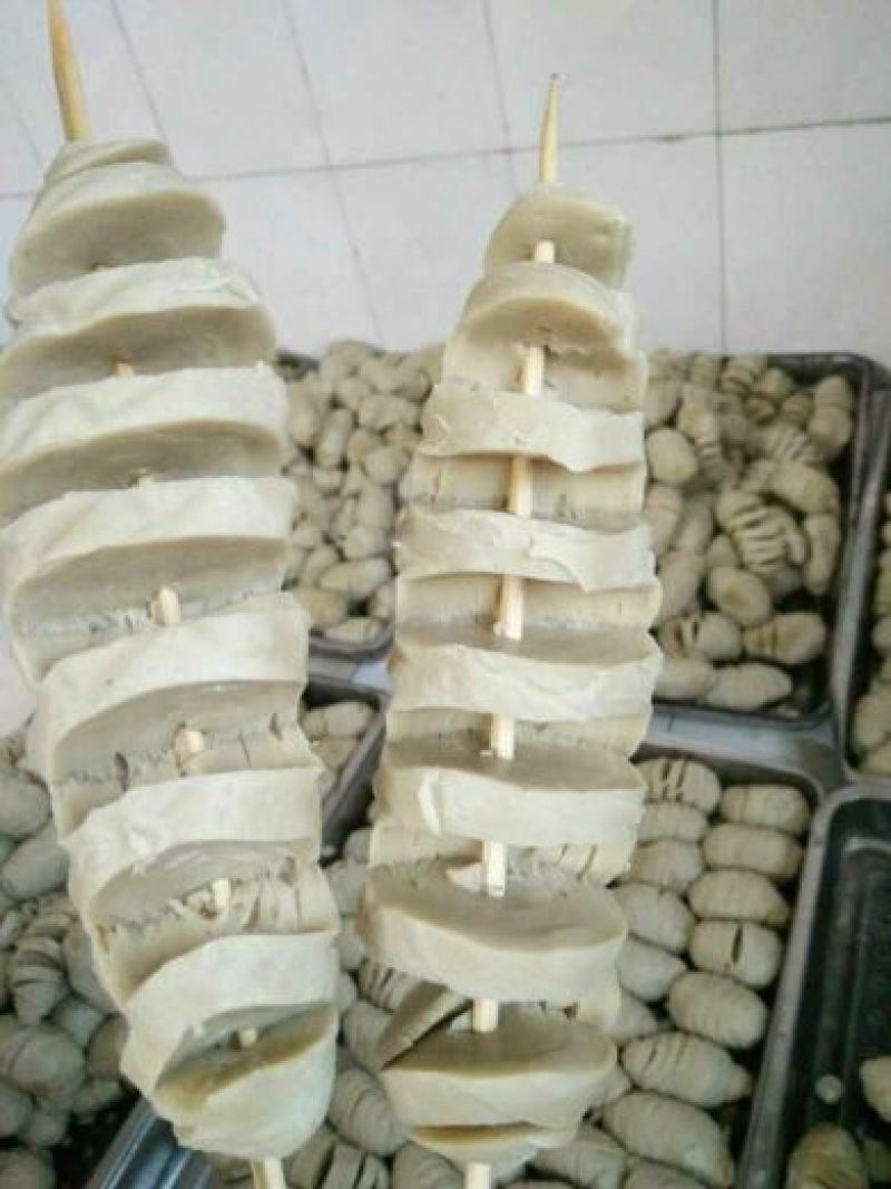 干净，卫生，劲道手工面筋串批发