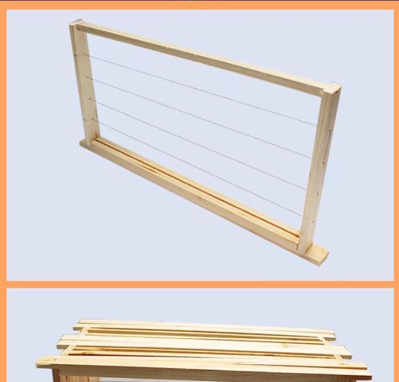 蜂箱养蜂具工具中蜂标准杉木成品巢框蜜蜂专用蜂