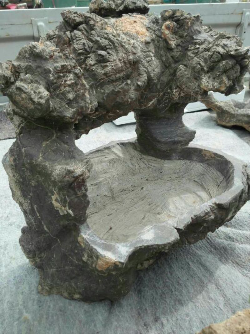 毛石上水石，奇石鱼缸，盆景石……