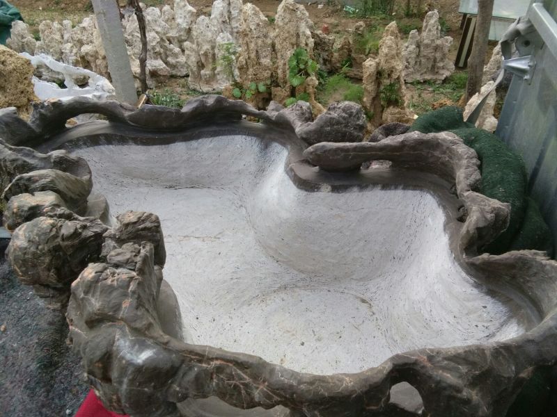 毛石上水石，奇石鱼缸，盆景石……