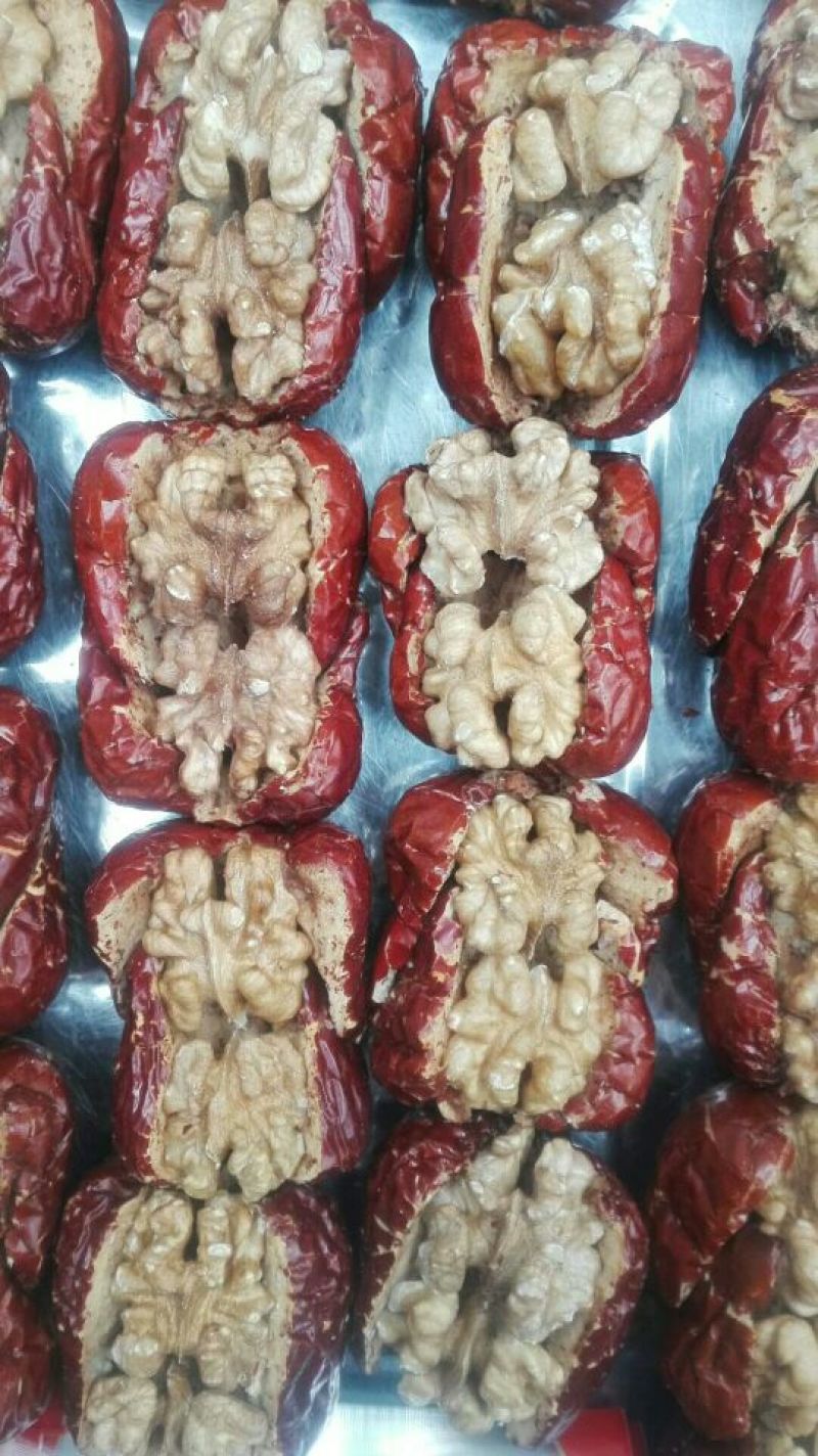 红枣夹芝麻花生米袋装500g