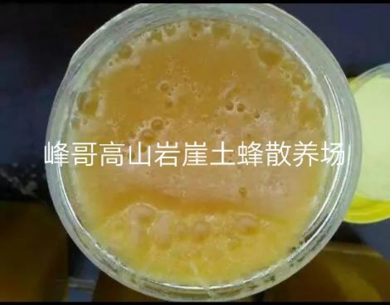湖南湘西高山岩崖野百花土蜂蜜