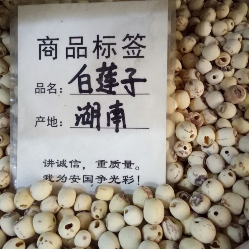 中药材批发白莲子一级干莲子
