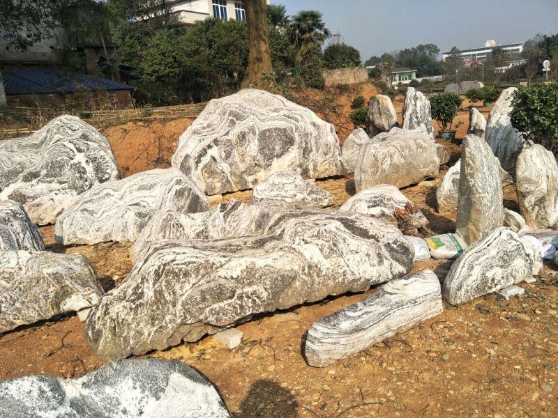 毛石景观石，吨位石