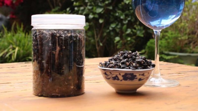 黑枸杞头茬干货