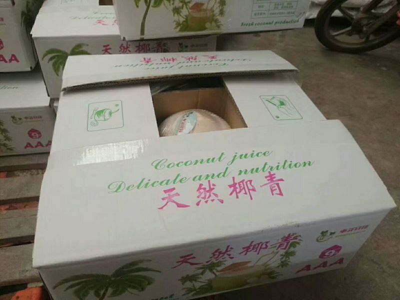 椰青3~4斤去皮椰青一箱9个装批发零售