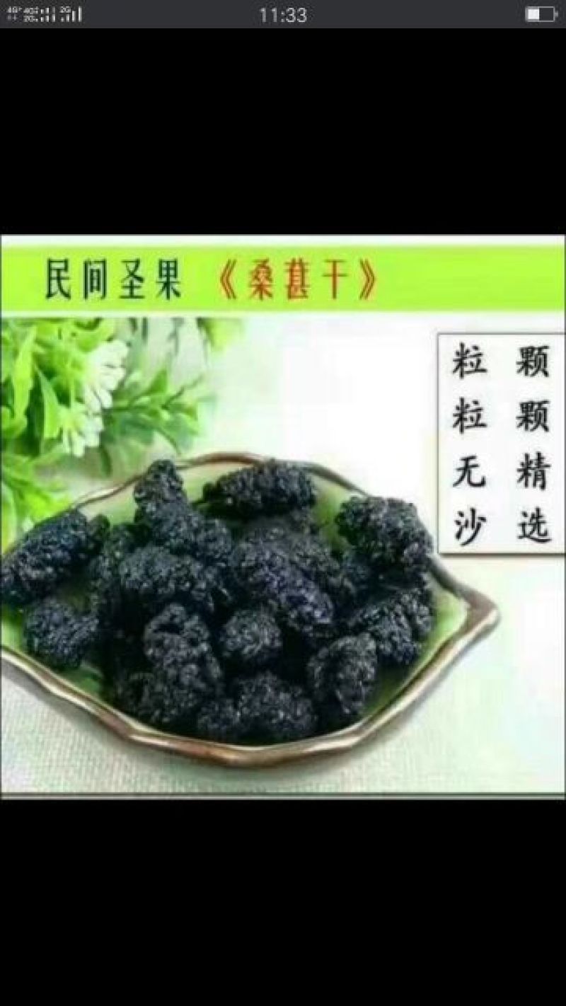 新货桑椹干