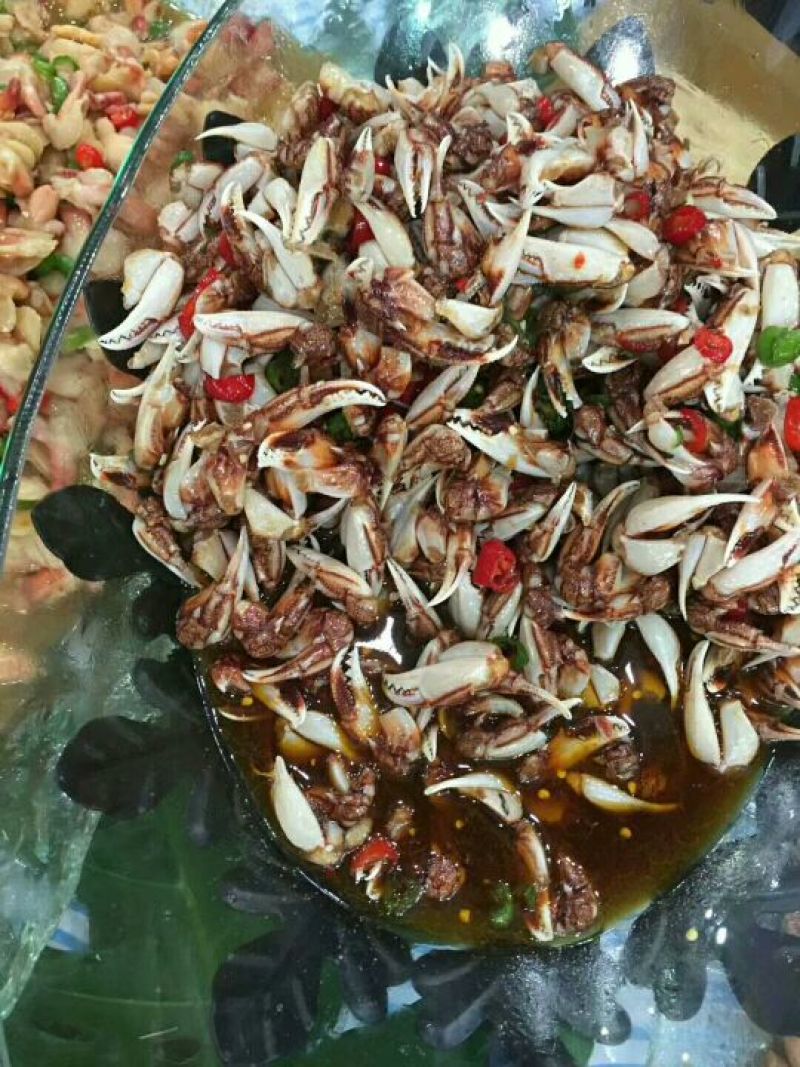 蟹钳麻辣小海鲜蟹钳原料麻辣蟹钳