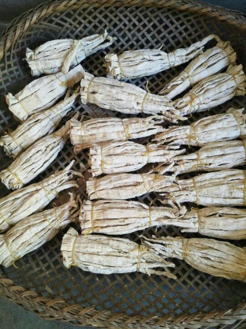 自家采摘的野竹笋干