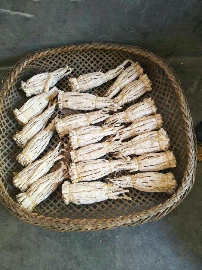 自家采摘的野竹笋干
