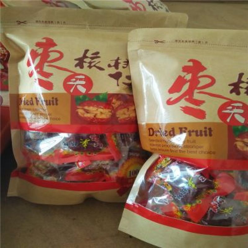 红枣夹核桃手工制作加工厂直供免费供样