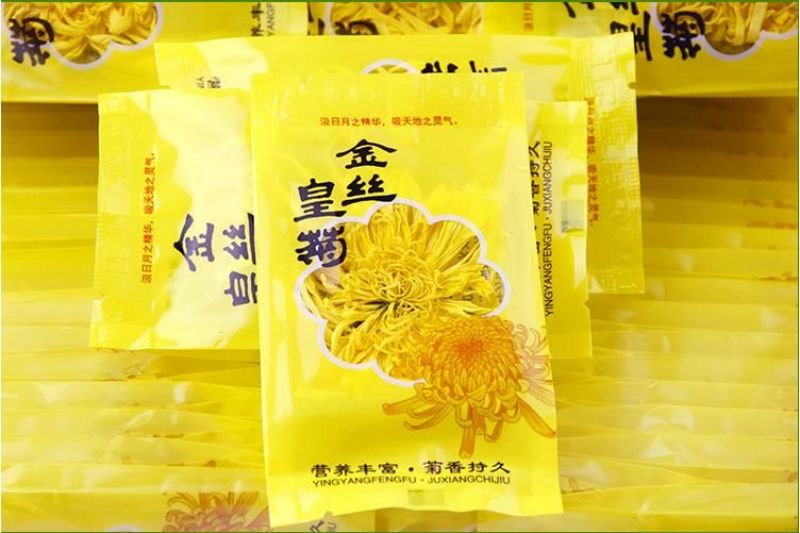 金丝皇菊铁盒装20朵，泡开8公分